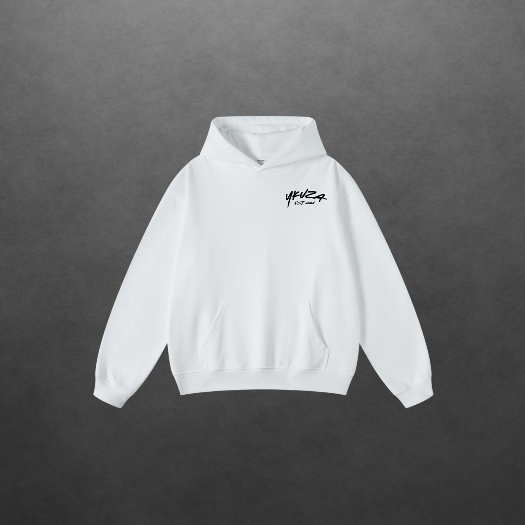 Hoodie V2 Pure White YKUZA